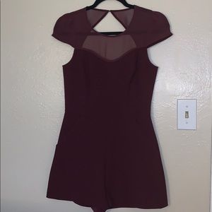 Dark purple Dressy Romper
